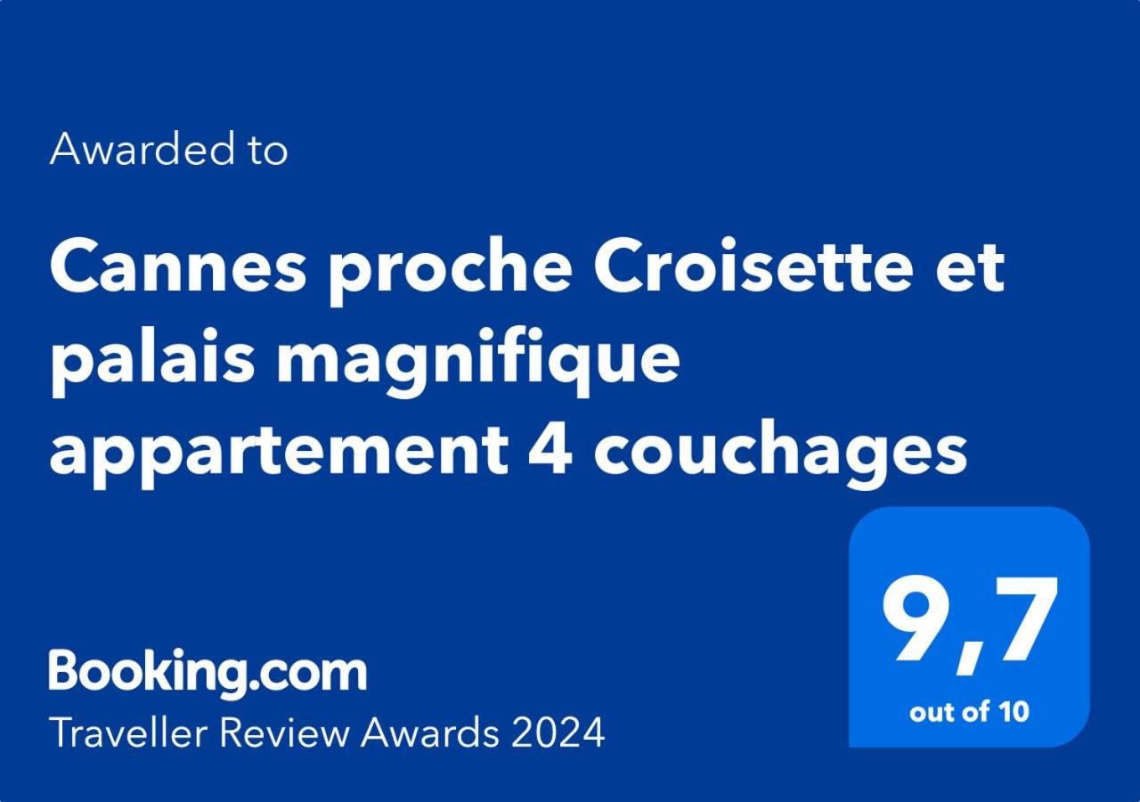 Cannes Proche Croisette Et Palais Magnifique Appartement 4 Couchages Dış mekan fotoğraf